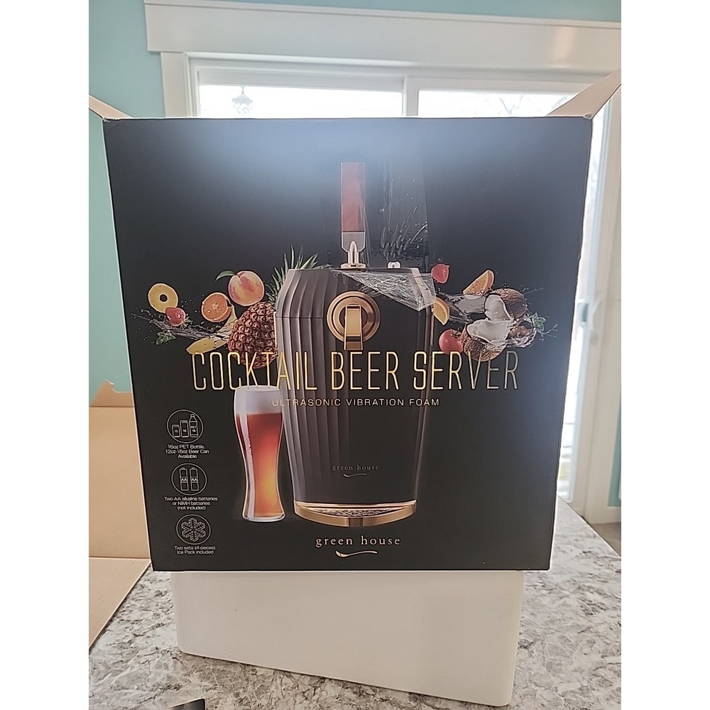 **L@@K GREEN‎ HOUSE COCKTAIL BEER DISPENSER - ULTRASONIC VIBRATION FOAM